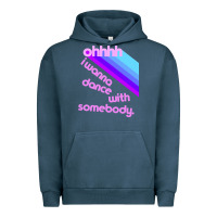 Pigment Midnight Navy ohhhhh i wanna dance with somebody Urban Hoodie - linhVisuals