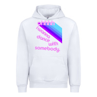 White ohhhhh i wanna dance with somebody Urban Hoodie - linhVisuals