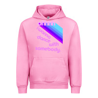 Fuchsia Pink ohhhhh i wanna dance with somebody Urban Hoodie - linhVisuals