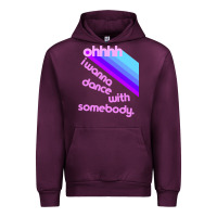 Mauve Wine ohhhhh i wanna dance with somebody Urban Hoodie - linhVisuals