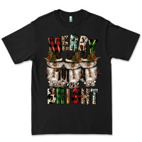 Black merry and bright Premium Tee - CowGirlArtShop