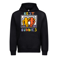 Black best buddies has landed Urban Hoodie - linhVisuals