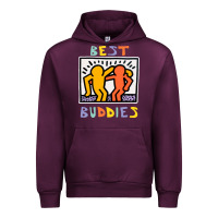 Mauve Wine best buddies has landed Urban Hoodie - linhVisuals