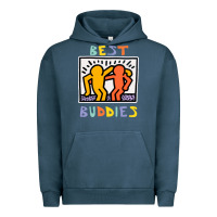 Pigment Midnight Navy best buddies has landed Urban Hoodie - linhVisuals