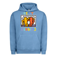 Pigment Pebble Blue best buddies has landed Urban Hoodie - linhVisuals