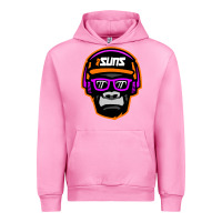 Fuchsia Pink #suns jammin gorilla Urban Hoodie - linhVisuals