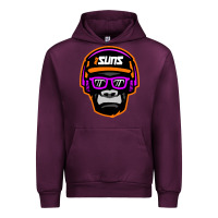 Mauve Wine #suns jammin gorilla Urban Hoodie - linhVisuals