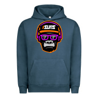 Pigment Midnight Navy #suns jammin gorilla Urban Hoodie - linhVisuals