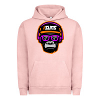 Pigment Salmon #suns jammin gorilla Urban Hoodie - linhVisuals