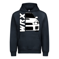 Navy W R X cars Urban Hoodie - linhVisuals