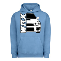 Pigment Pebble Blue W R X cars Urban Hoodie - linhVisuals
