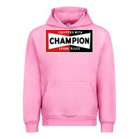 Fuchsia Pink champion spark plugs company Urban Hoodie - linhVisuals