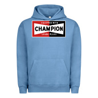 Pigment Pebble Blue champion spark plugs company Urban Hoodie - linhVisuals
