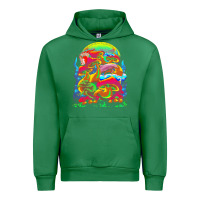 Emerald psychedelic t  shirt psychedelic dream t  shirt Urban Hoodie - linhVisuals