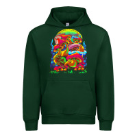 Forest Green psychedelic t  shirt psychedelic dream t  shirt Urban Hoodie - linhVisuals
