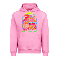 Fuchsia Pink psychedelic t  shirt psychedelic dream t  shirt Urban Hoodie - linhVisuals