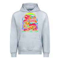 Heather Grey psychedelic t  shirt psychedelic dream t  shirt Urban Hoodie - linhVisuals