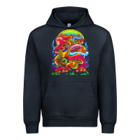 Navy psychedelic t  shirt psychedelic dream t  shirt Urban Hoodie - linhVisuals