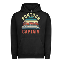 Pigment Black pontoon captain vintage boating party funny gift for pontooning lover Urban Hoodie - linhVisuals