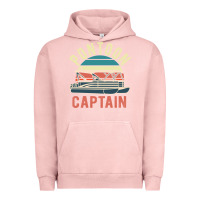 Pigment Salmon pontoon captain vintage boating party funny gift for pontooning lover Urban Hoodie - linhVisuals