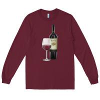 Burgundy California Wine Long Sleeve Tee - RanaPortraitStore