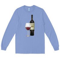 Colony Blue California Wine Long Sleeve Tee - RanaPortraitStore