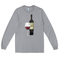 Heather Grey California Wine Long Sleeve Tee - RanaPortraitStore