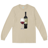 Mushroom California Wine Long Sleeve Tee - RanaPortraitStore
