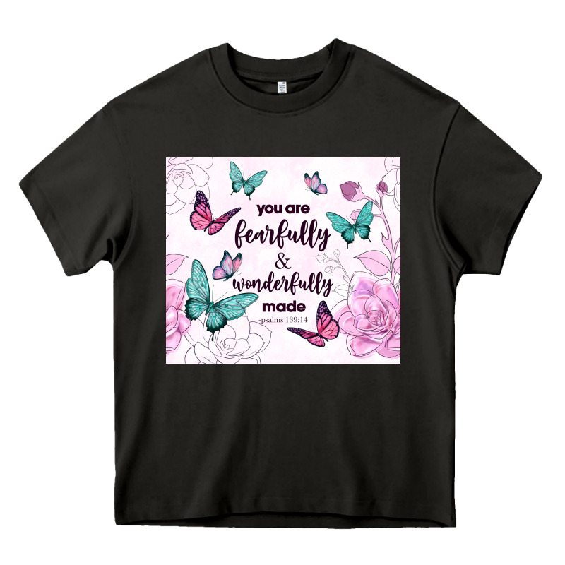 You Are Fearfully And Wonderfully Made Heavy Core Tee by TumblerDesignByShophia | Teevron
