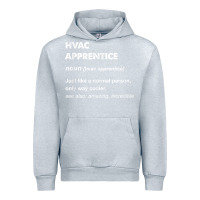 Heather Grey hvac apprentice t shirt Urban Hoodie - linhVisuals