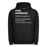 Pigment Black hvac apprentice t shirt Urban Hoodie - linhVisuals