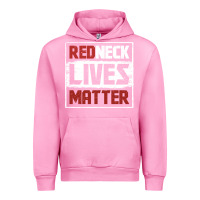 Fuchsia Pink redneck lives matter distressed Urban Hoodie - linhVisuals