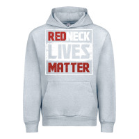 Heather Grey redneck lives matter distressed Urban Hoodie - linhVisuals