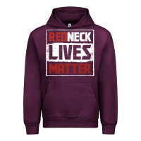 Mauve Wine redneck lives matter distressed Urban Hoodie - linhVisuals