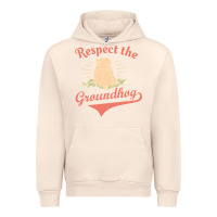 Sandshell respect the groundhog happy groundhog day vintage Urban Hoodie - linhVisuals