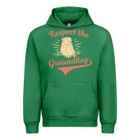 Emerald respect the groundhog happy groundhog day vintage Urban Hoodie - linhVisuals