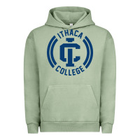Pigment Oil Green ithaca college bombers Urban Hoodie - linhVisuals