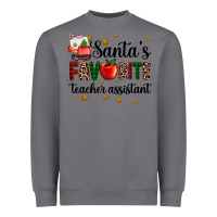 Storm santa's favorite teacher assistant Heavyweight Sweatshirt - AdoDesignShop