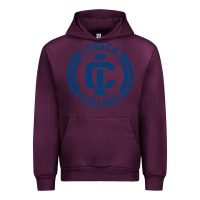 Mauve Wine ithaca college bombers Urban Hoodie - linhVisuals