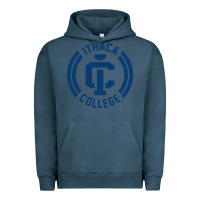 Pigment Midnight Navy ithaca college bombers Urban Hoodie - linhVisuals