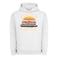 Pigment Lunar Rock retro pontoon captain of the boat funny river cruising gift for pontoo Urban Hoodie - linhVisuals