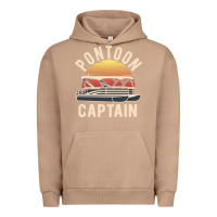 Pigment Burro retro pontoon captain of the boat funny river cruising gift for pontoo Urban Hoodie - linhVisuals