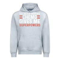 Heather Grey secretly hoping chemo gives me superpowers cancer awareness gifts Urban Hoodie - linhVisuals