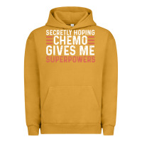 Pigment Peanut Butter secretly hoping chemo gives me superpowers cancer awareness gifts Urban Hoodie - linhVisuals
