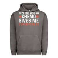 Pigment Tornado secretly hoping chemo gives me superpowers cancer awareness gifts Urban Hoodie - linhVisuals