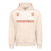 Sandshell secretly hoping chemo gives me superpowers cancer awareness gifts Urban Hoodie - linhVisuals