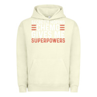 Pigment Pistachio secretly hoping chemo gives me superpowers cancer awareness gifts Urban Hoodie - linhVisuals