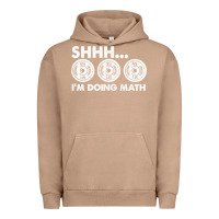 Pigment Burro shhh i'm doing math gym funny bodybuilding weightlifting humor quote Urban Hoodie - linhVisuals