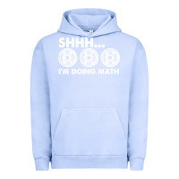 Pigment Grape Ice shhh i'm doing math gym funny bodybuilding weightlifting humor quote Urban Hoodie - linhVisuals