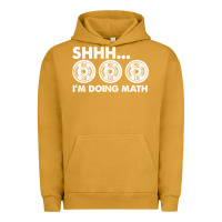 Pigment Peanut Butter shhh i'm doing math gym funny bodybuilding weightlifting humor quote Urban Hoodie - linhVisuals